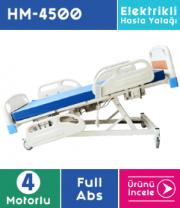 Hasta Yatağı 4 Motorlu