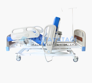 3 motorlu hasta karyolası ve yatağı